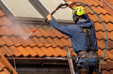 Démoussage et hydrofuge de toiture à Vesseaux